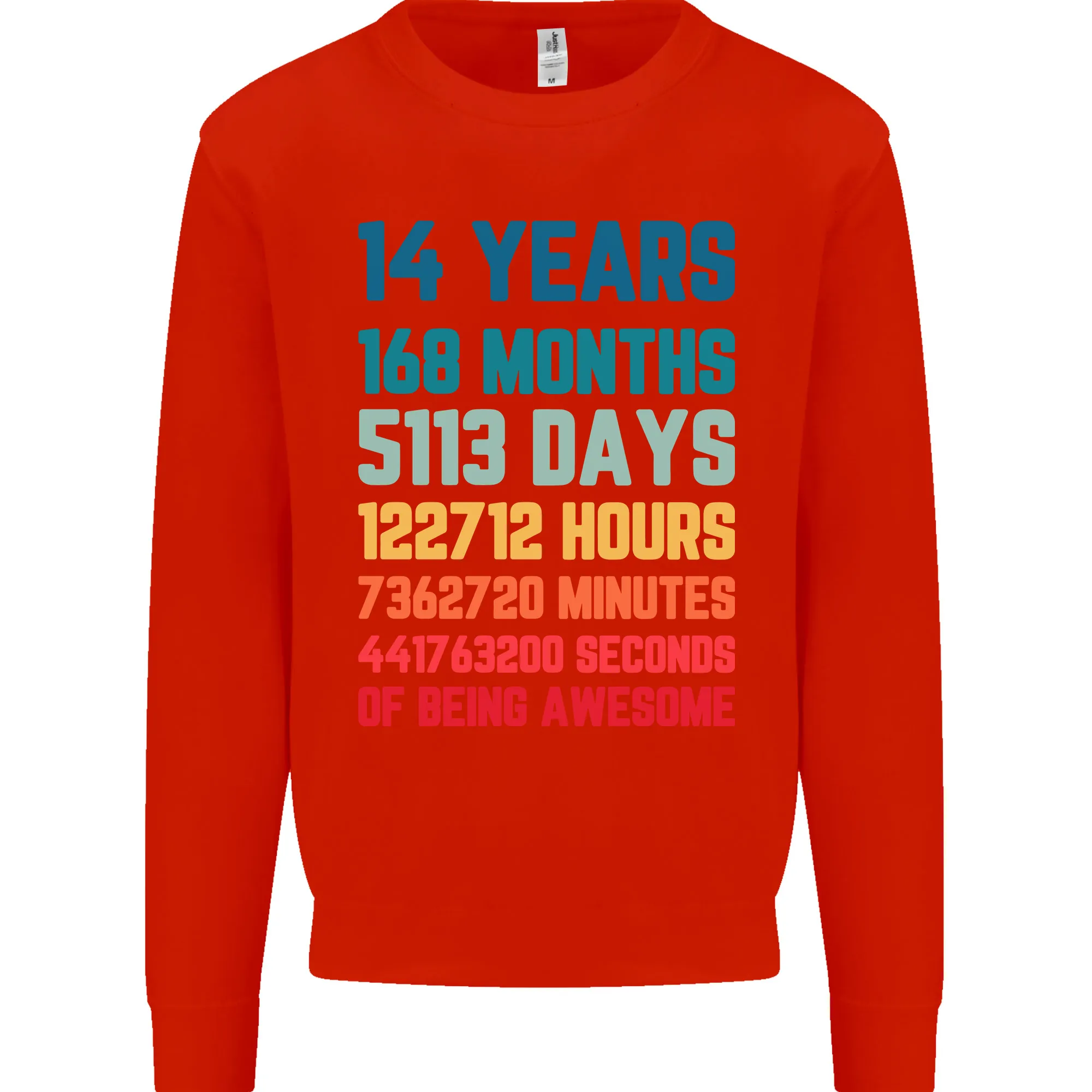 14th Birthday 14 Year Old Kids Sweatshirt Jumper