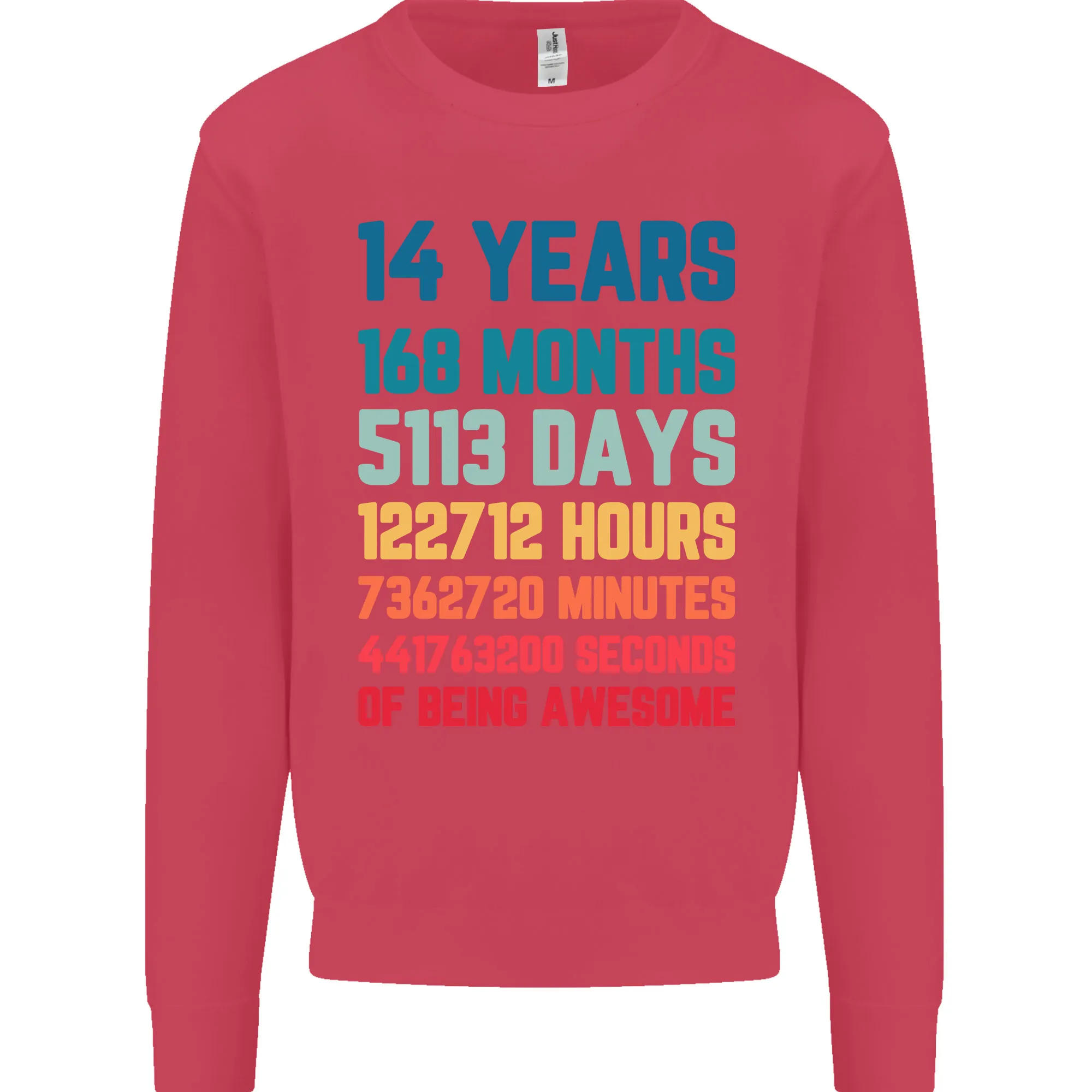 14th Birthday 14 Year Old Kids Sweatshirt Jumper