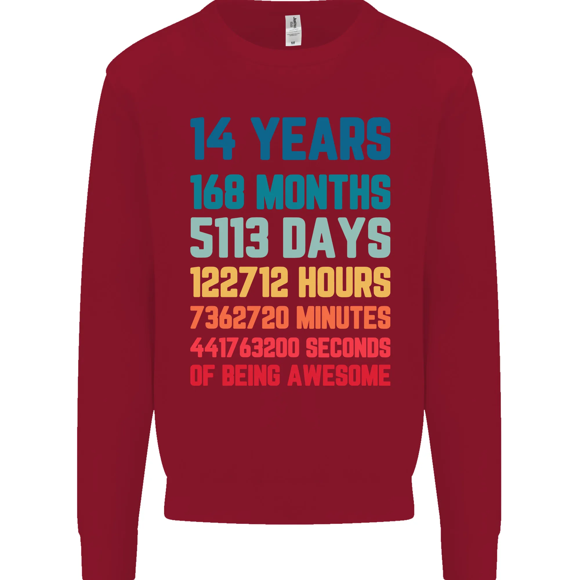 14th Birthday 14 Year Old Kids Sweatshirt Jumper