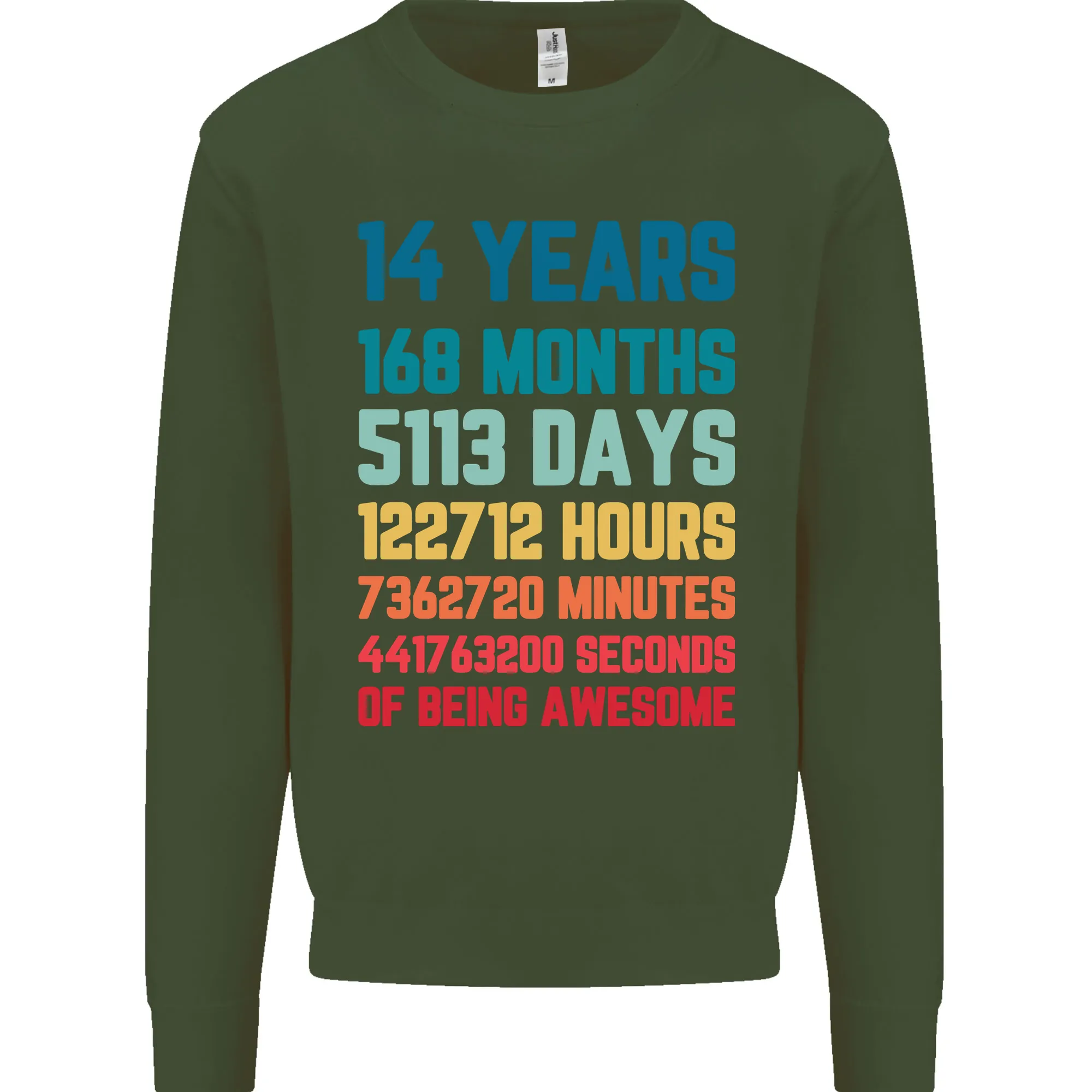 14th Birthday 14 Year Old Kids Sweatshirt Jumper