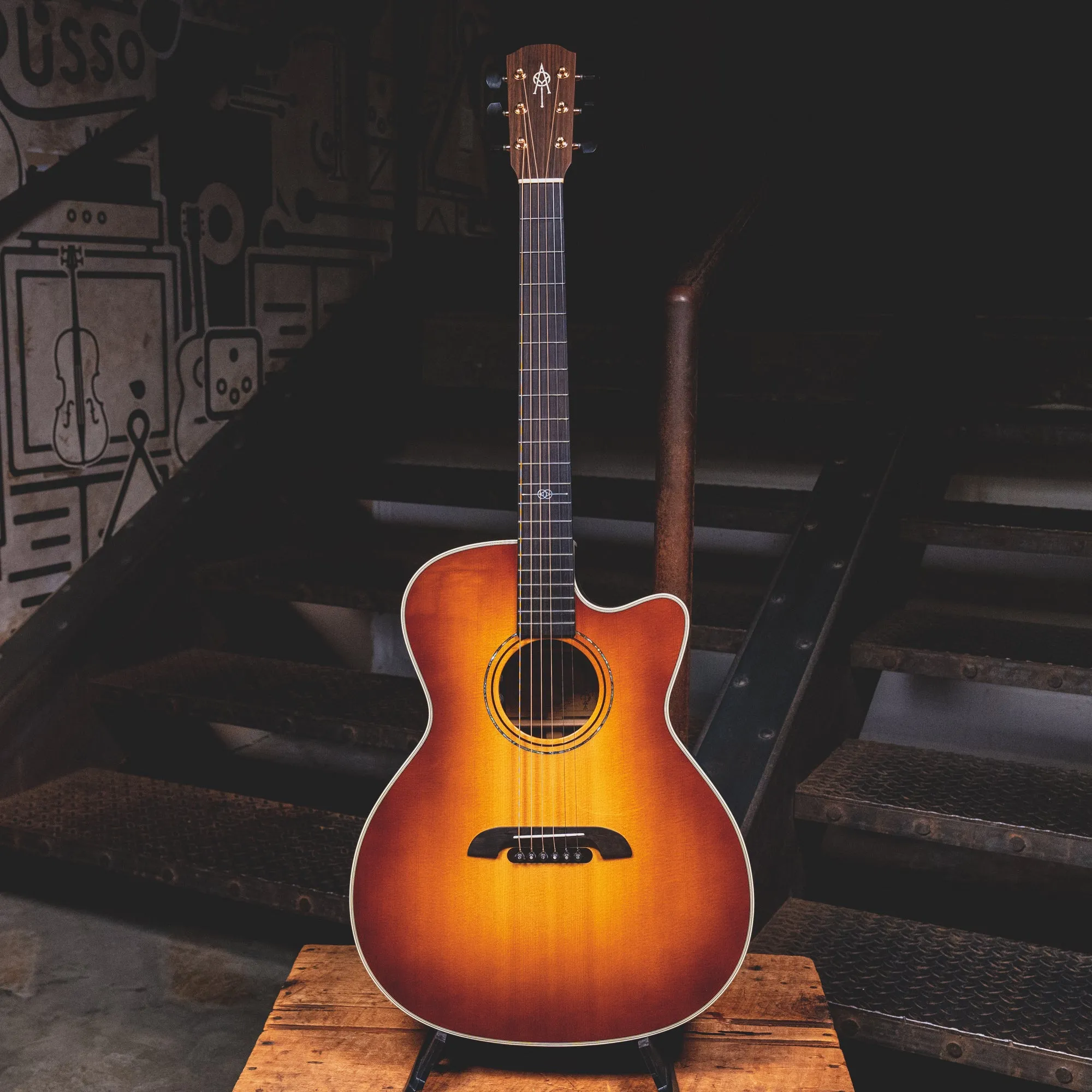 2021 Alvarez Yairi GYM70CESHB Sunburst Acoustic Guitar W/ OHSC - Used