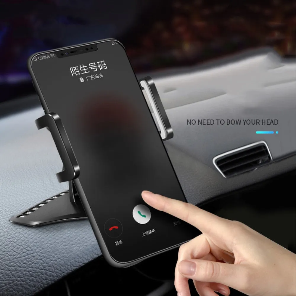 3 in 1 Car GPS Smartphone Holder: Dashboard / Visor Clamp   AC Grid Clip for Meizu M 5S Global - Black