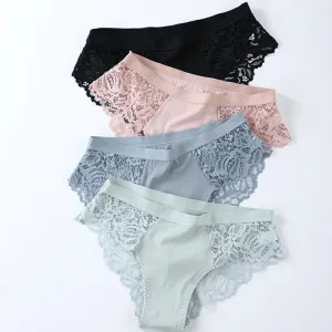 3 Pack Briefs Lace Panties Underwear Lingerie Floral Underpants Undies 3 Pack Briefs Lace Panties Underwear Lingerie Floral Underpants Undies