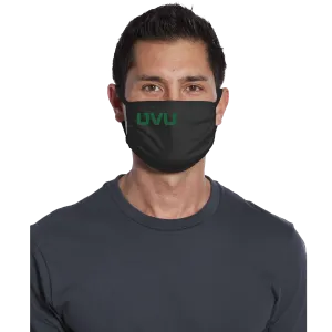 5 Pack Antimicrobial 3 ply Cotton Knit Face Mask - Washable / Reusable - UVU Mono