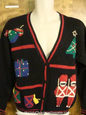 80s Christmas Present Funny Ugly Sweater for a Christmas Party