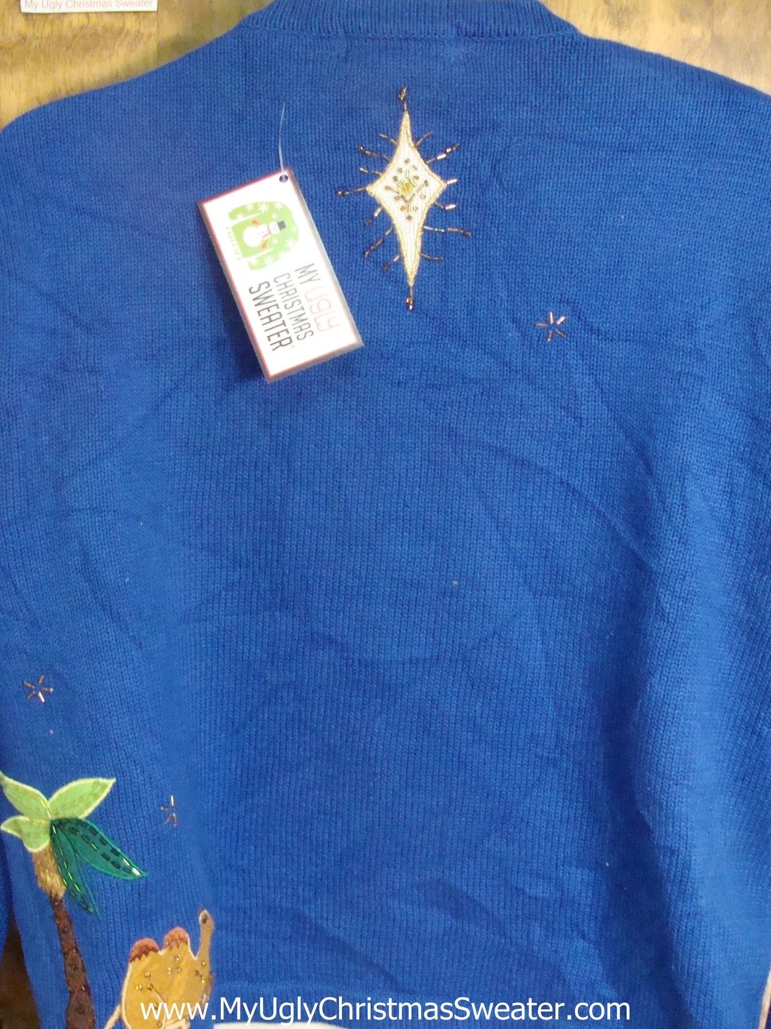 80s Nativity Scene Bad Christmas Sweater