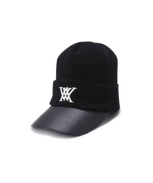 ANEW Men's Simple Wool Knit Cap - Black