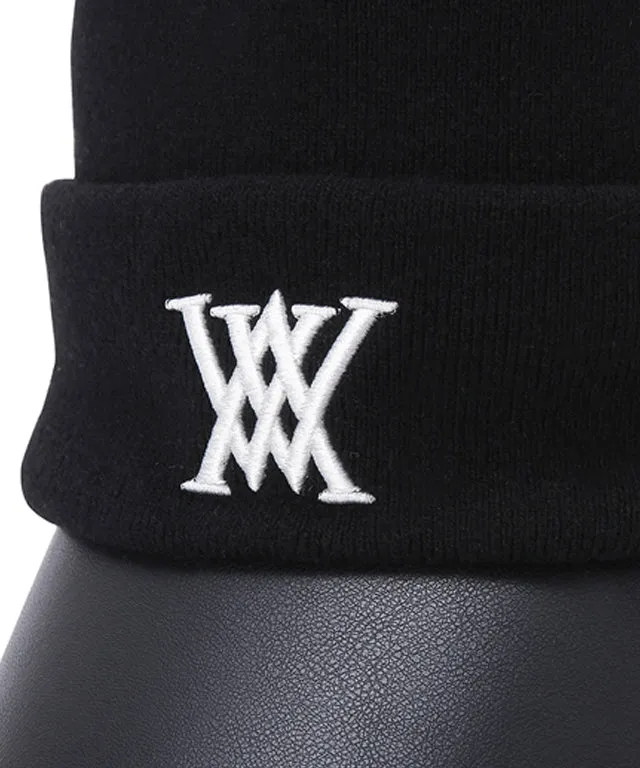 ANEW Men's Simple Wool Knit Cap - Black