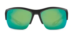 Arcata SR Polarized Sunglasses - Matte Black / Ultra Coastal Green