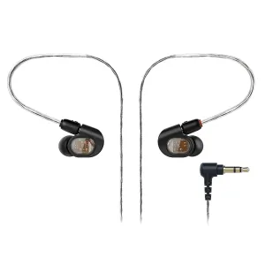 Audio-Technica ATH-E70 in-ear monitor headphones, black