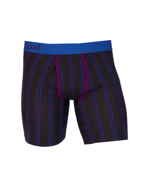 Biker Brief w/ Fly in Triple Threat Stripe by Wood Underwear
