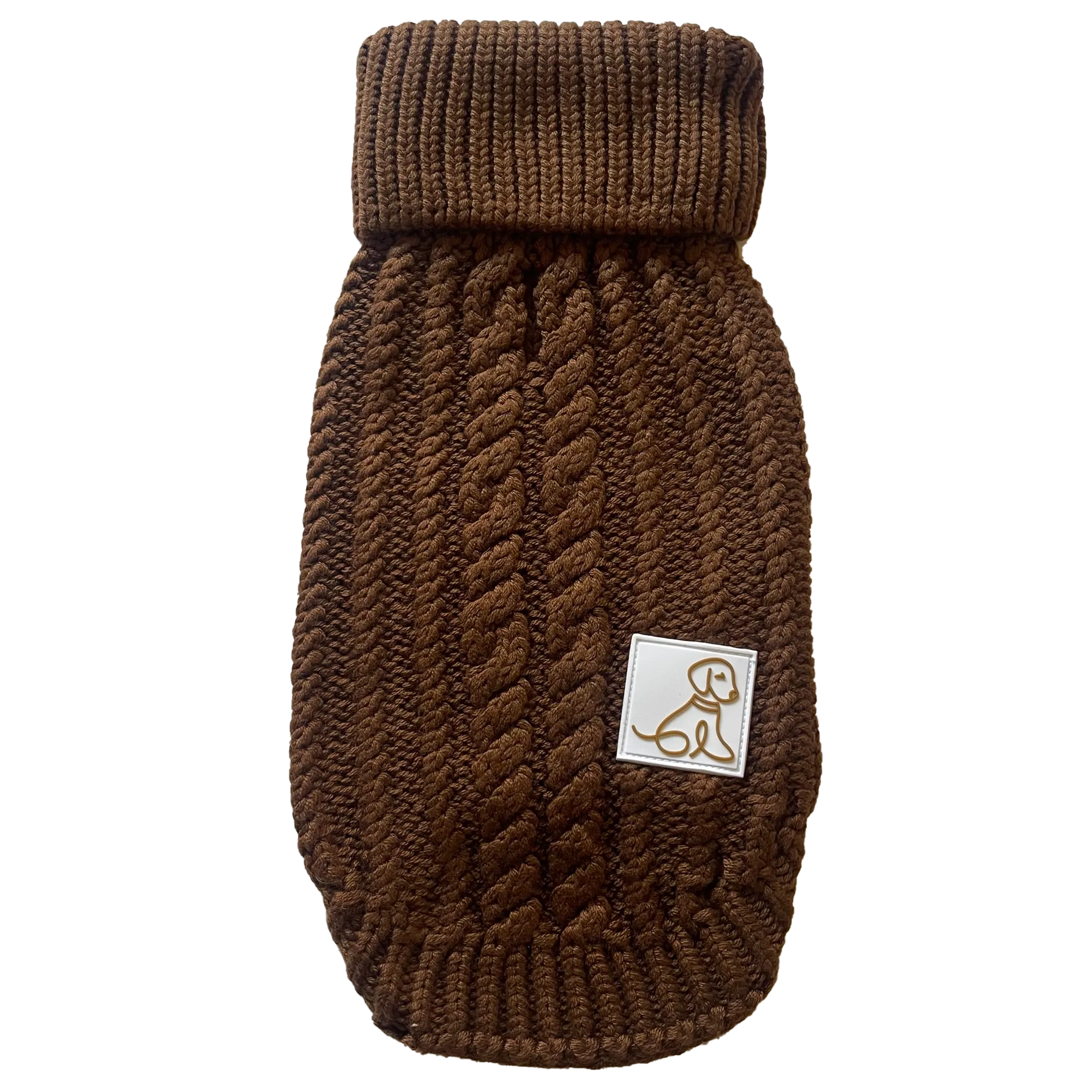 Blended Knit Jumper - Choc Brownie