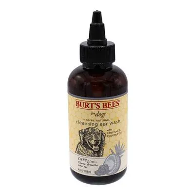 Burt's Bees Care Plus  Ear Rinse with Charcoal & Coconut Oil, 4 oz