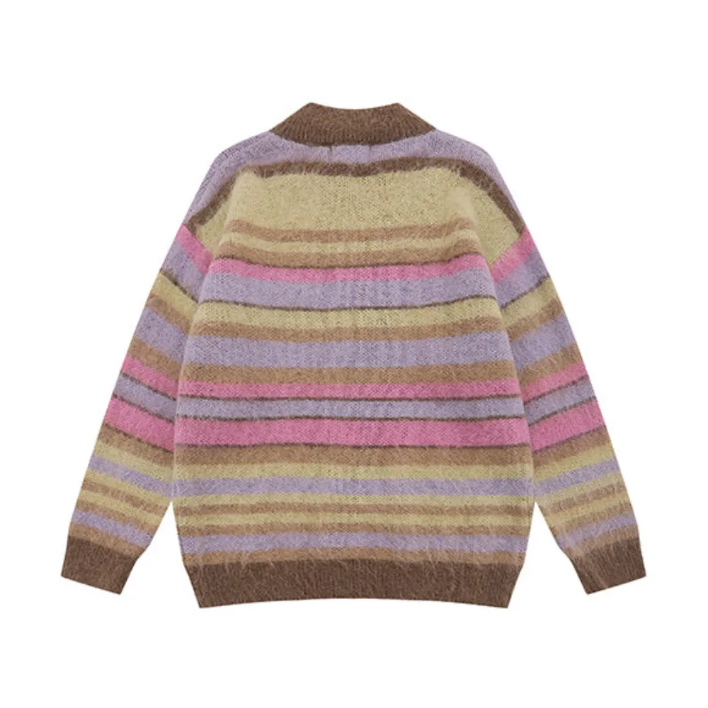 Candy-Colored Loose Cardigan