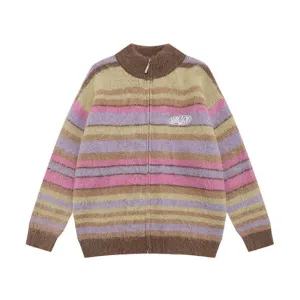 Candy-Colored Loose Cardigan