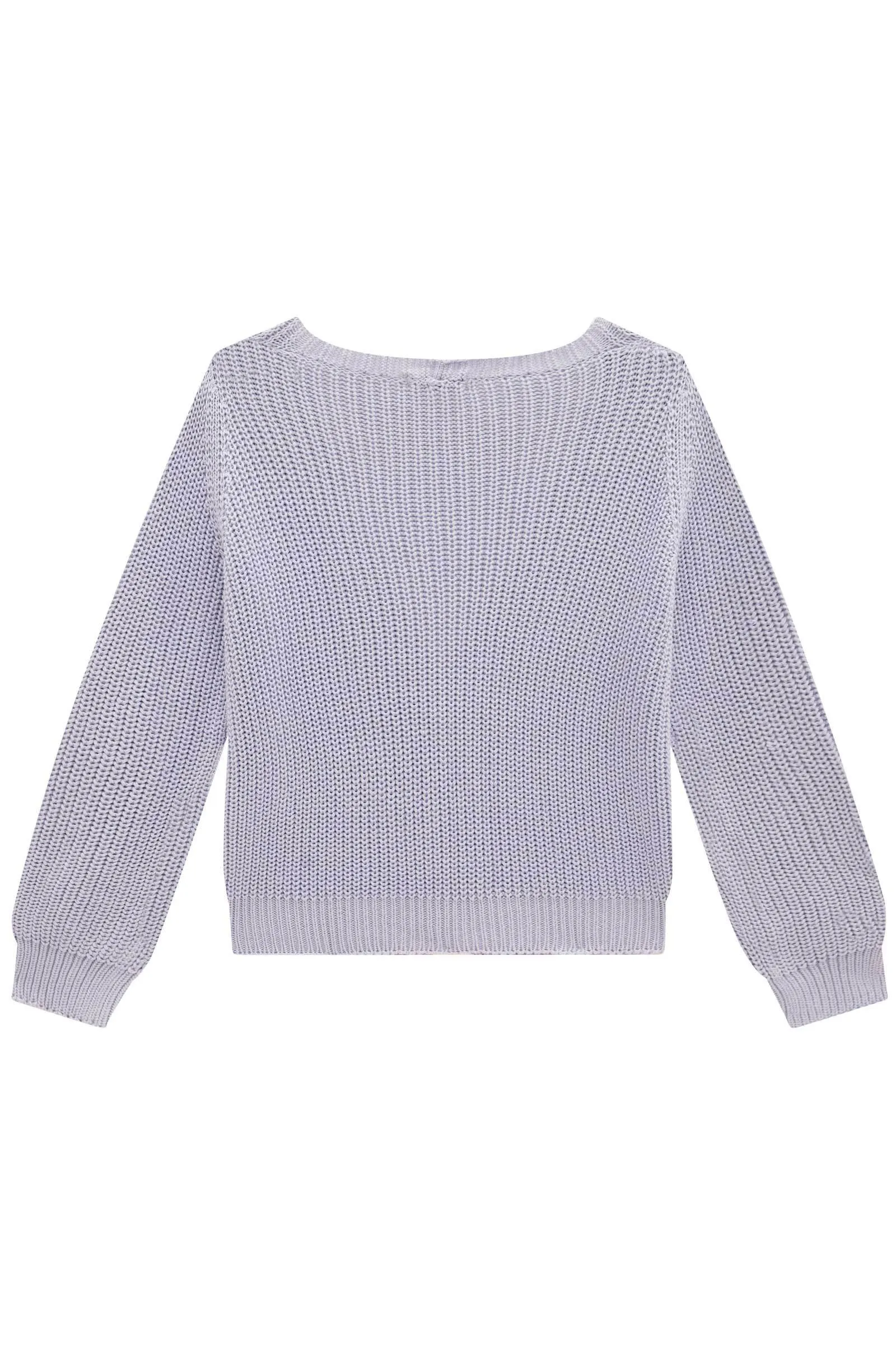 Cardigan em Tricot 100% Algodão sem Costura 68759 Vic&Vicky