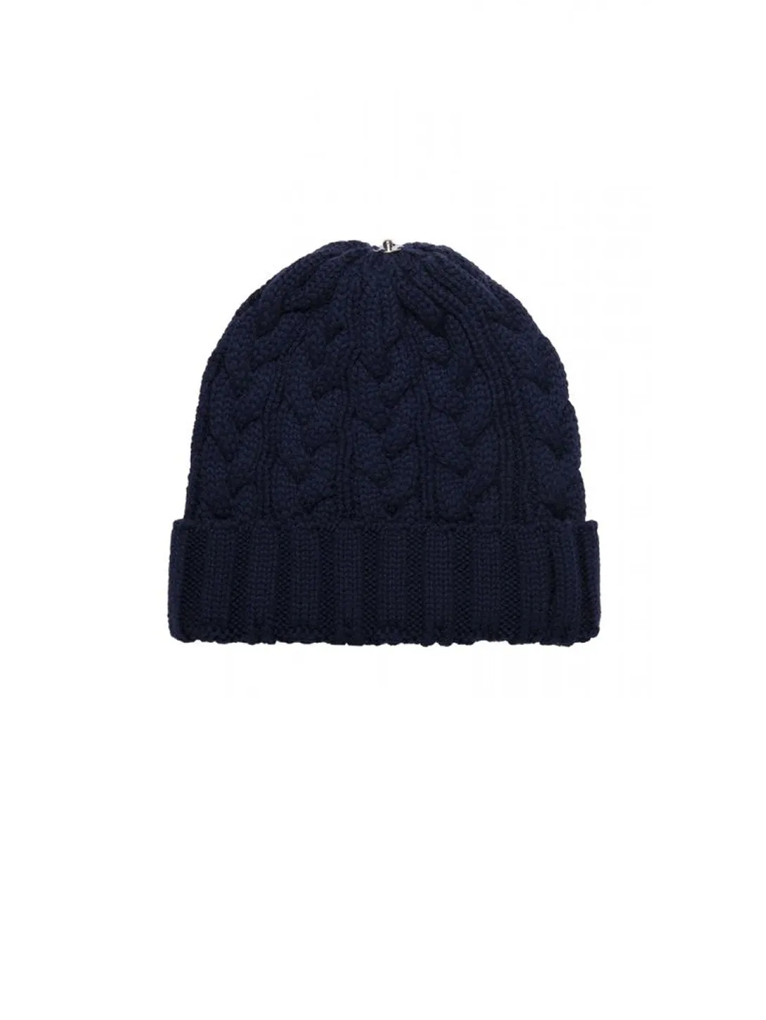 Charlie Cable Knit Hat - Navy