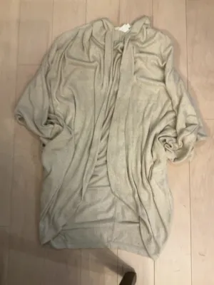 {{ClientCode}} TAN FLAWLESS SLOUCHY CARDIGAN, XS