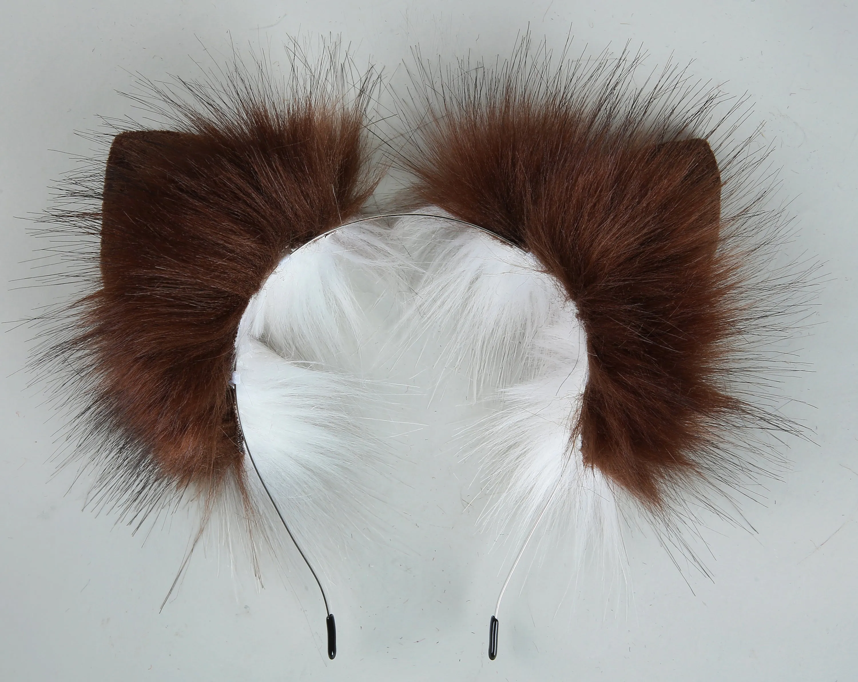 coffee black tug tail plug and ear set faux fur fox tail butt plug wolf tail buttplug ddlg sex toy bdsm cat tail plug bondage petplay