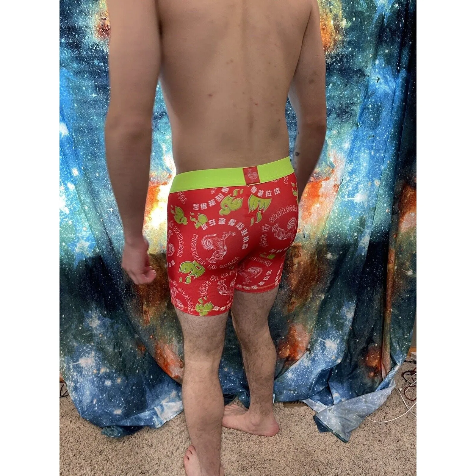 crazy Boxer sriracha hot sauce compression shorts large New And Unworn