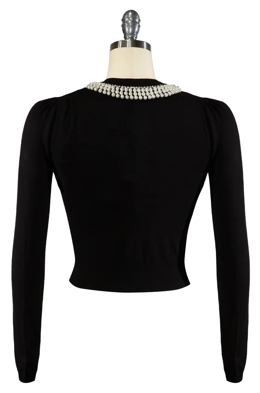 D'Amour High Society Cardigan (Black)