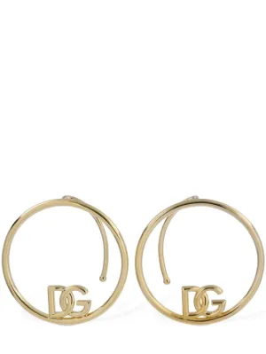 Dolce&amp;Gabbana   DG ear cuff earrings 