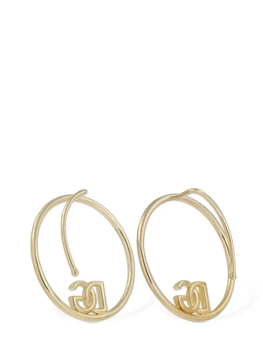 Dolce&amp;Gabbana   DG ear cuff earrings 