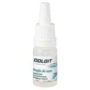 Dolgit Med ear drops 10ml, inner ear infection