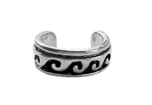 Ear Cuff Wave - Silver