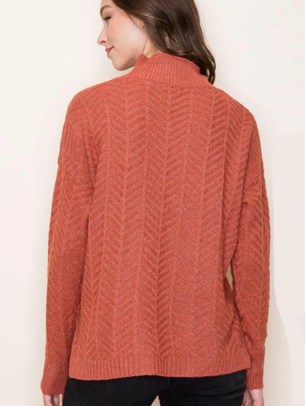 Elyse Sweater - Light Rust