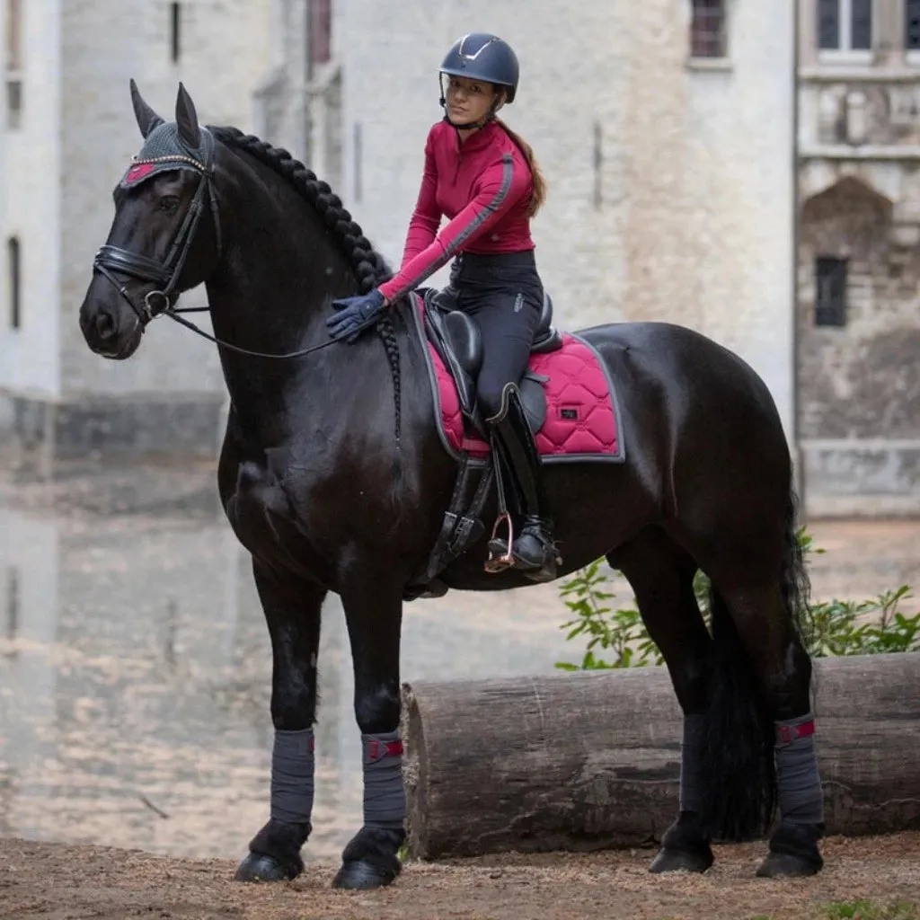 Equestrian Stockholm Ear Bonnet Wild Rose