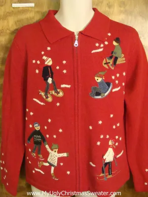 Family Fun Tacky Xmas Party Sweater