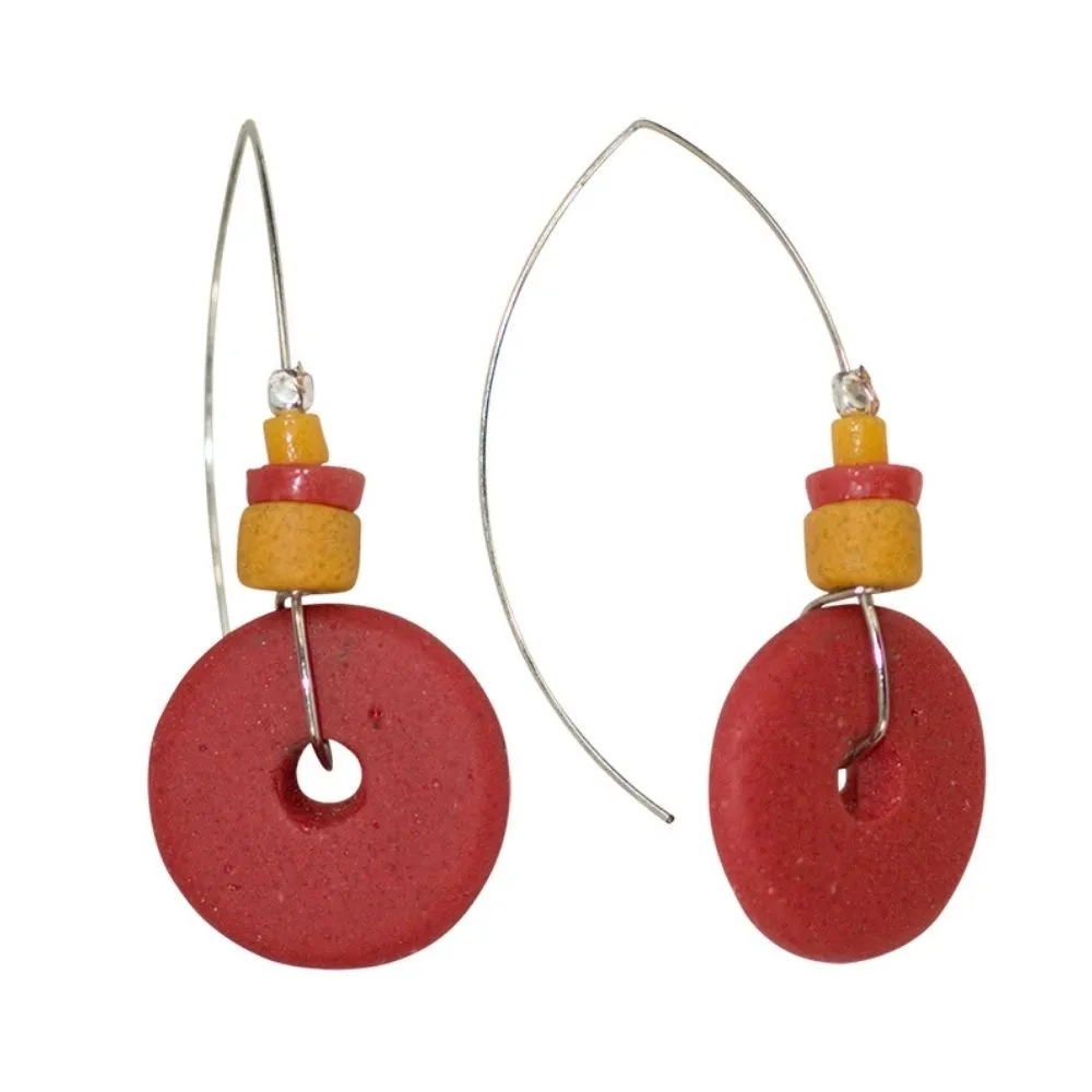 Full Circle Earrings - Poppy