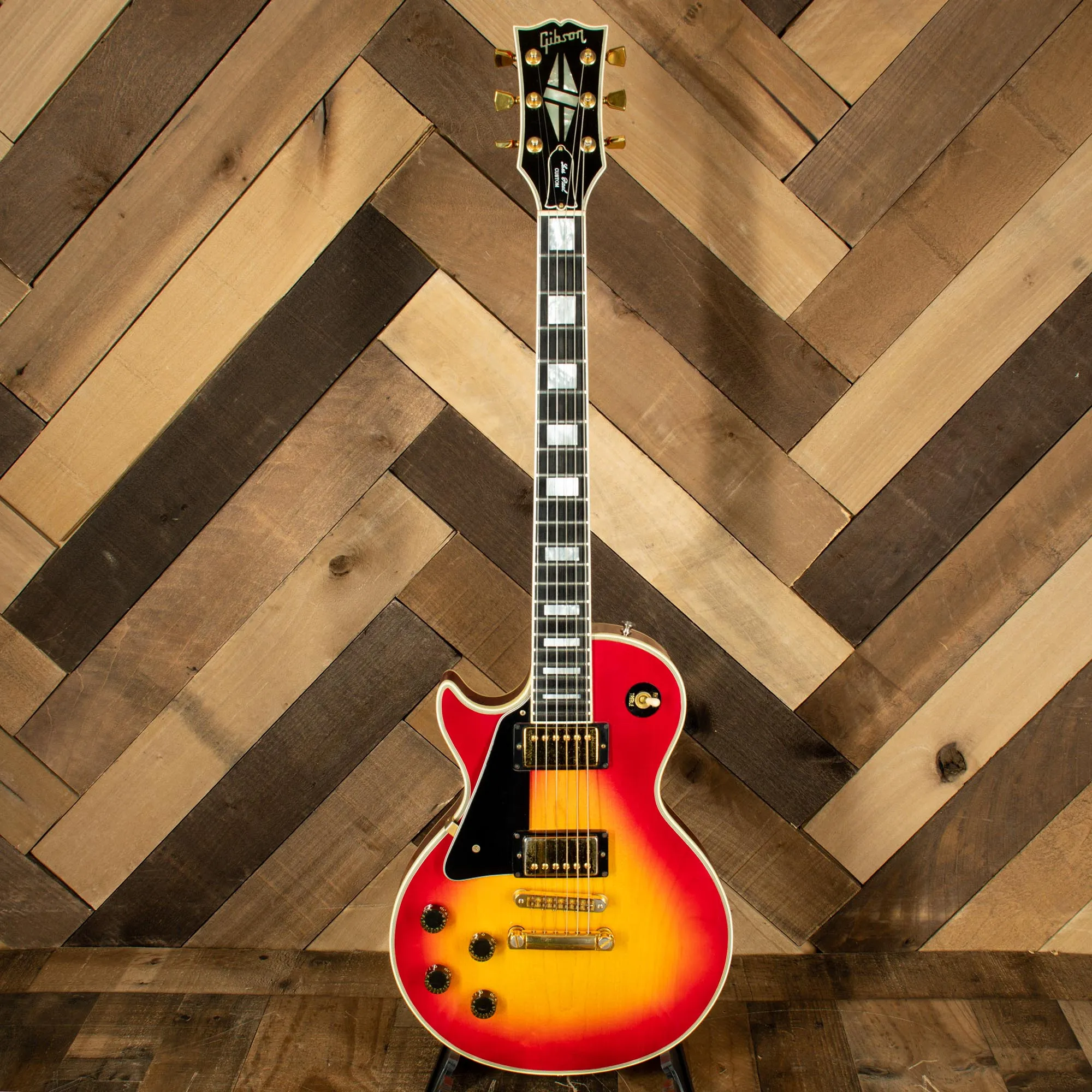 Gibson 1980 Les Paul Custom Lefty Cherry Sunburst With OHC - Used