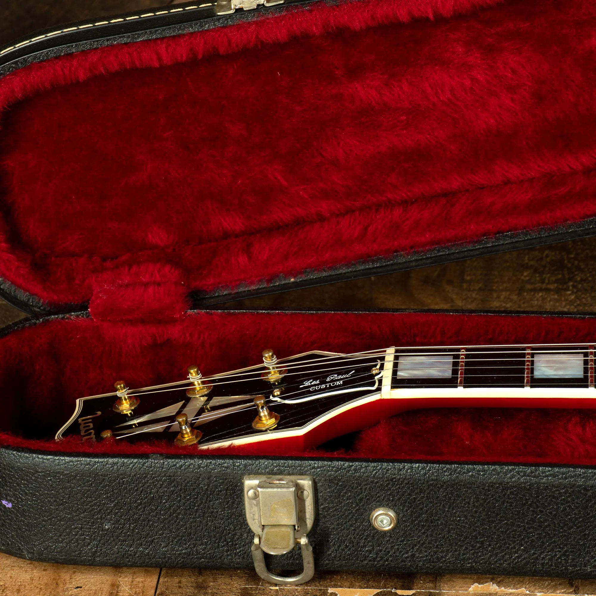 Gibson 1980 Les Paul Custom Lefty Cherry Sunburst With OHC - Used