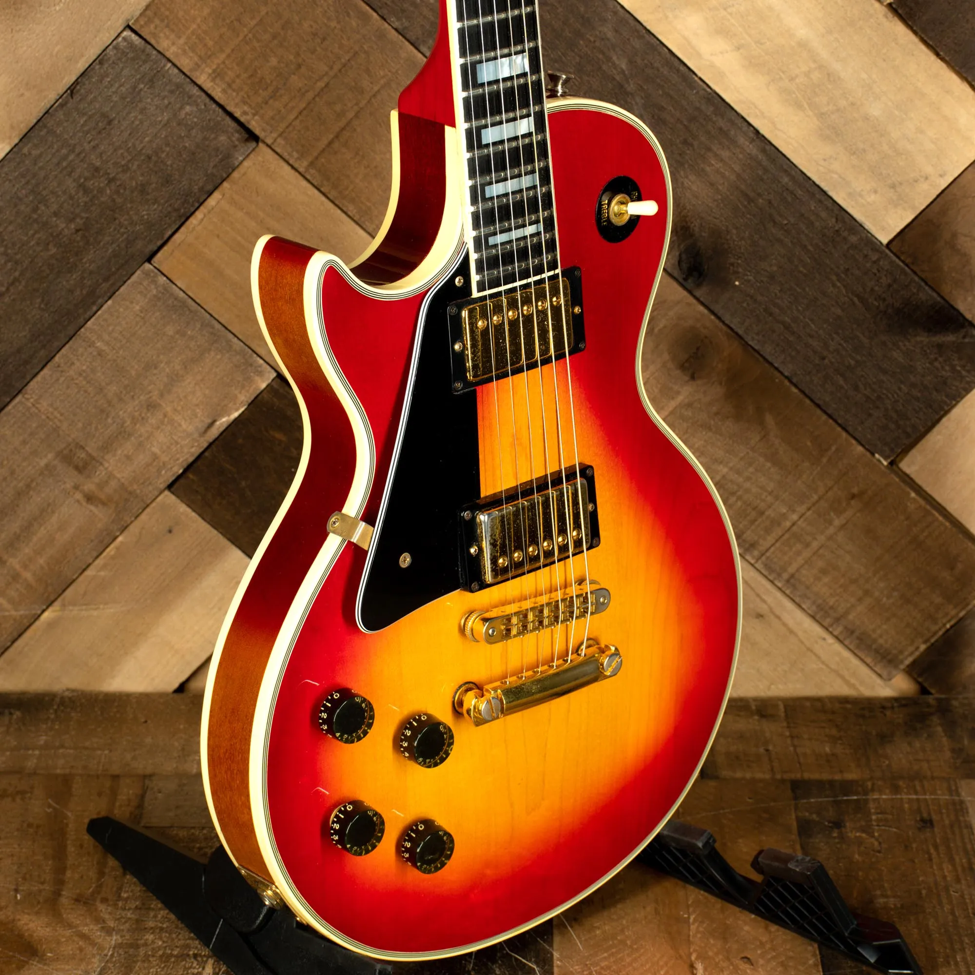 Gibson 1980 Les Paul Custom Lefty Cherry Sunburst With OHC - Used