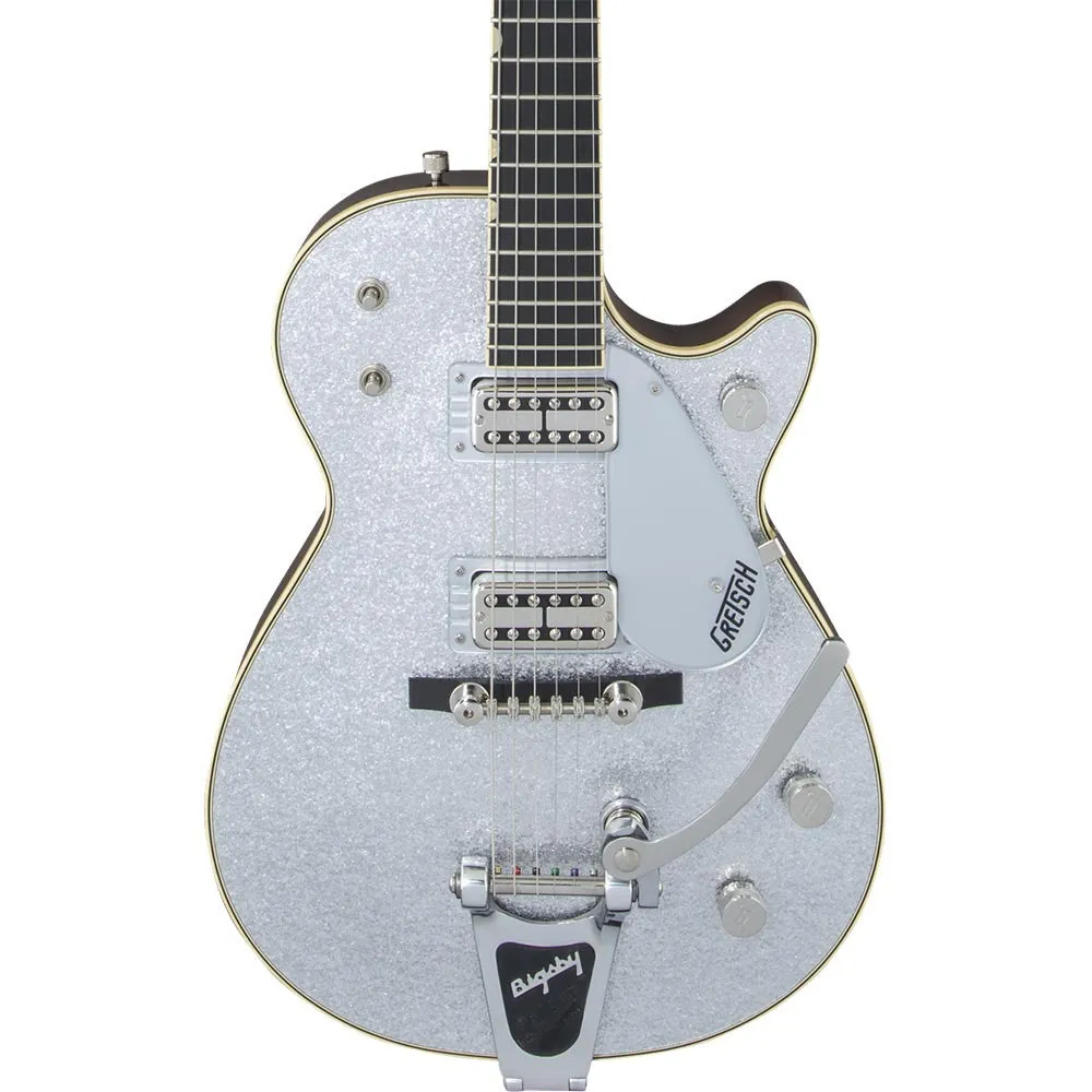 Gretsch G6129T-59 Vintage Select 1959 Silver Jet - Bigsby - Silver Sparkle