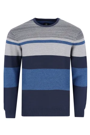 Hajo Striped Round Neck 27480 Jumper N R