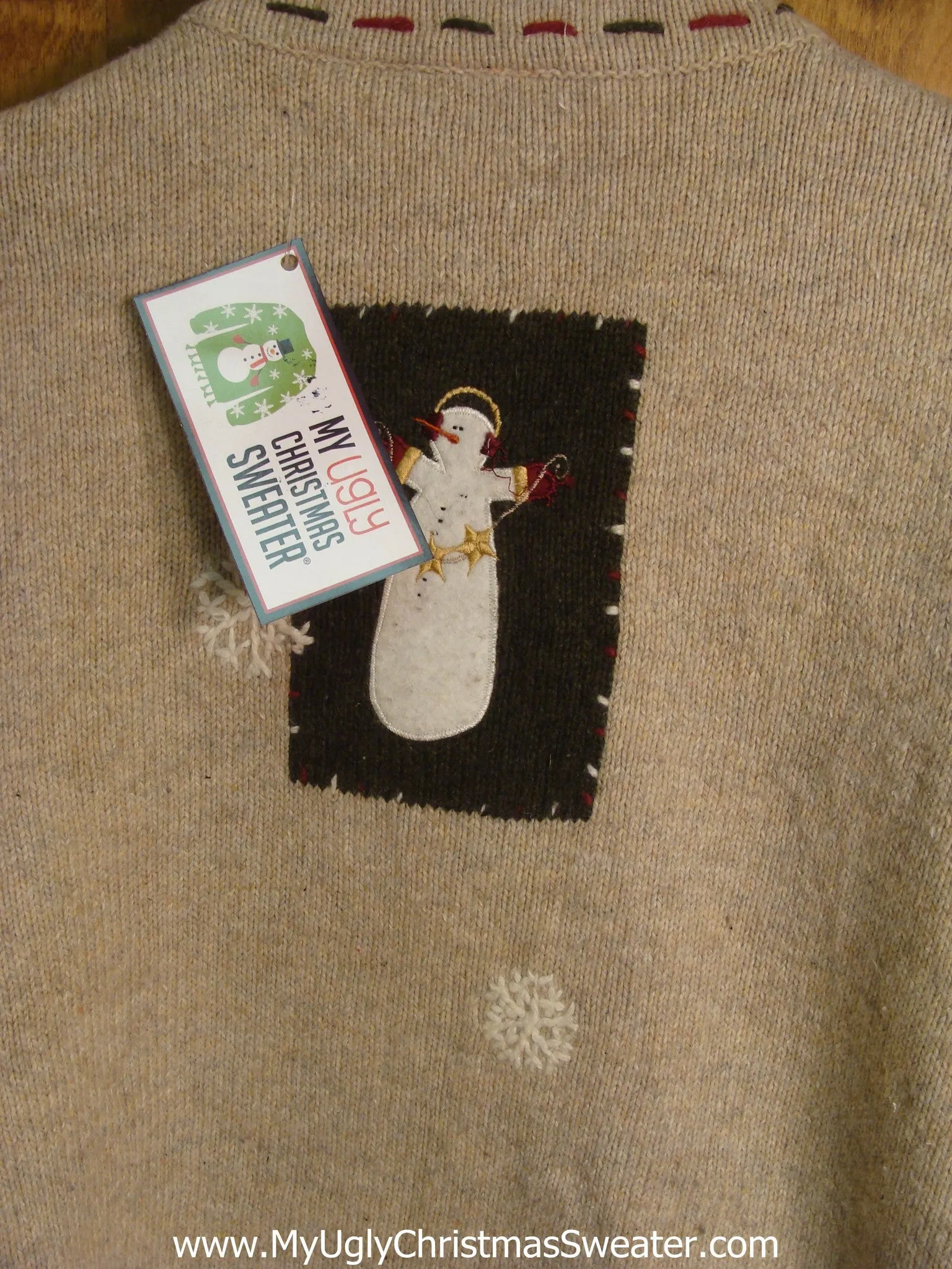Hearts and Snowmen Galore Ugly Christmas Sweater