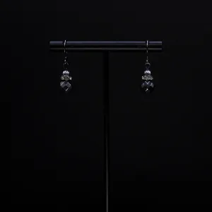 Hematite Drop Earrings