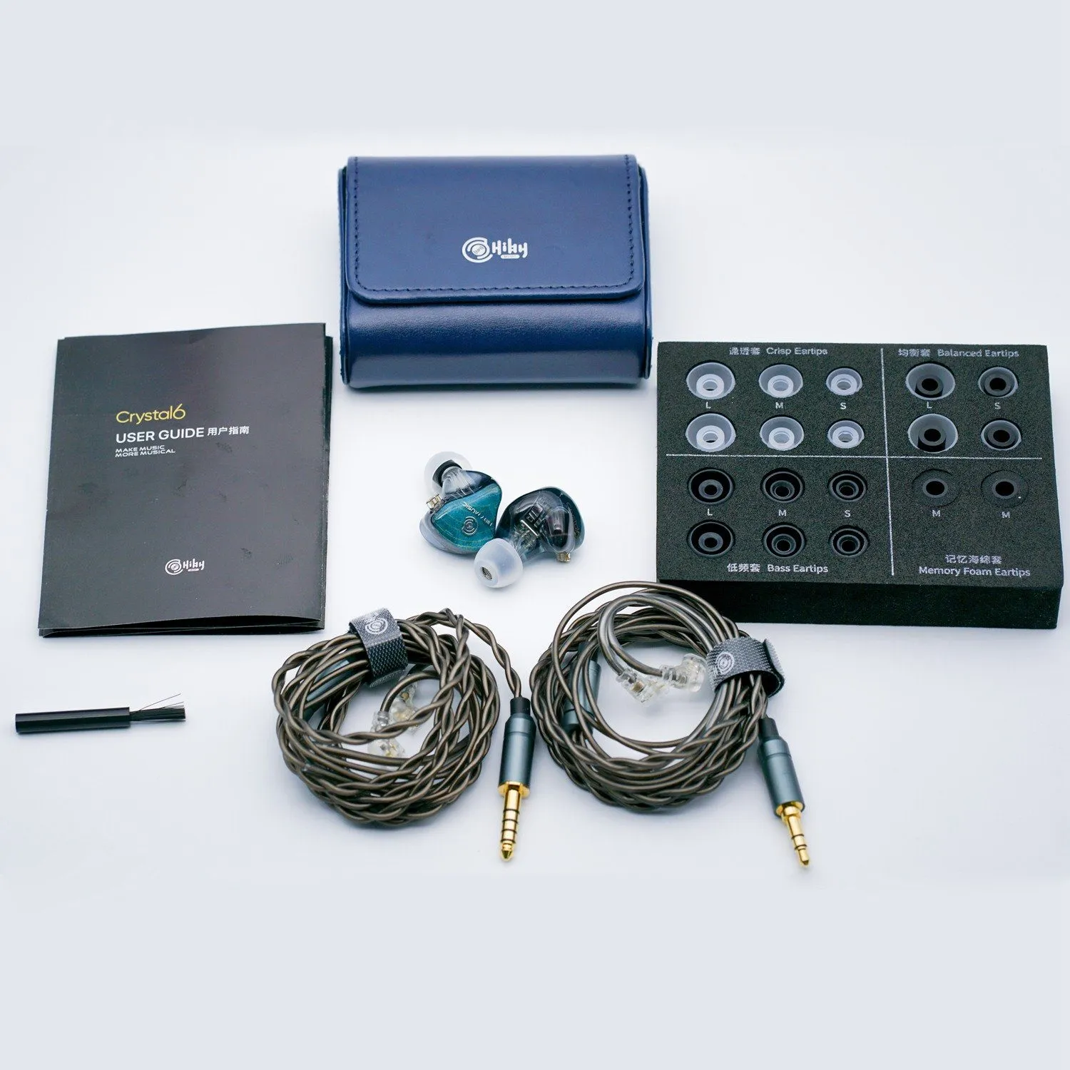 HiBy Crystal 6 4-Way 6BA Flagship In-Ear Monitors