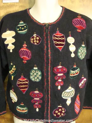 Horrible Ornaments 80s Ugly Christmas Sweater