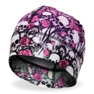 Hot Leathers Skull Bouquet Helmet Liner KHC4010 Hot Leathers Skull Bouquet Helmet Liner KHC4010