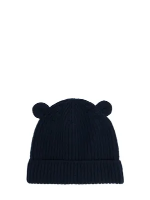 Il Gufo   Wool knit beanie w/ ears 