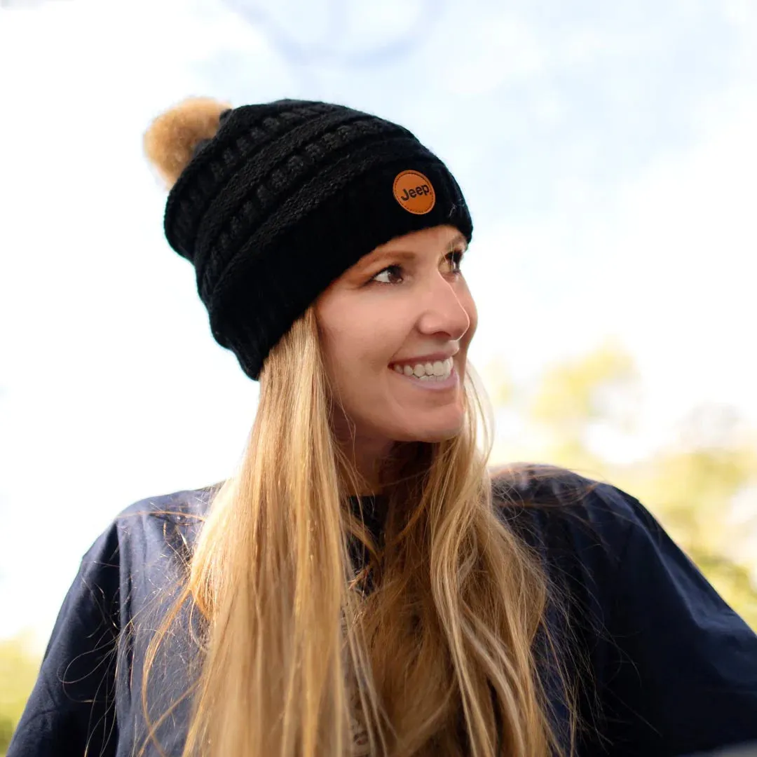 Jeep- Woman's Logo Pom