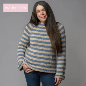 Jumper Knitting PDF Pattern - Rosie Jumper