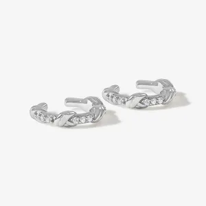 Khalib triple knot ear cuffs