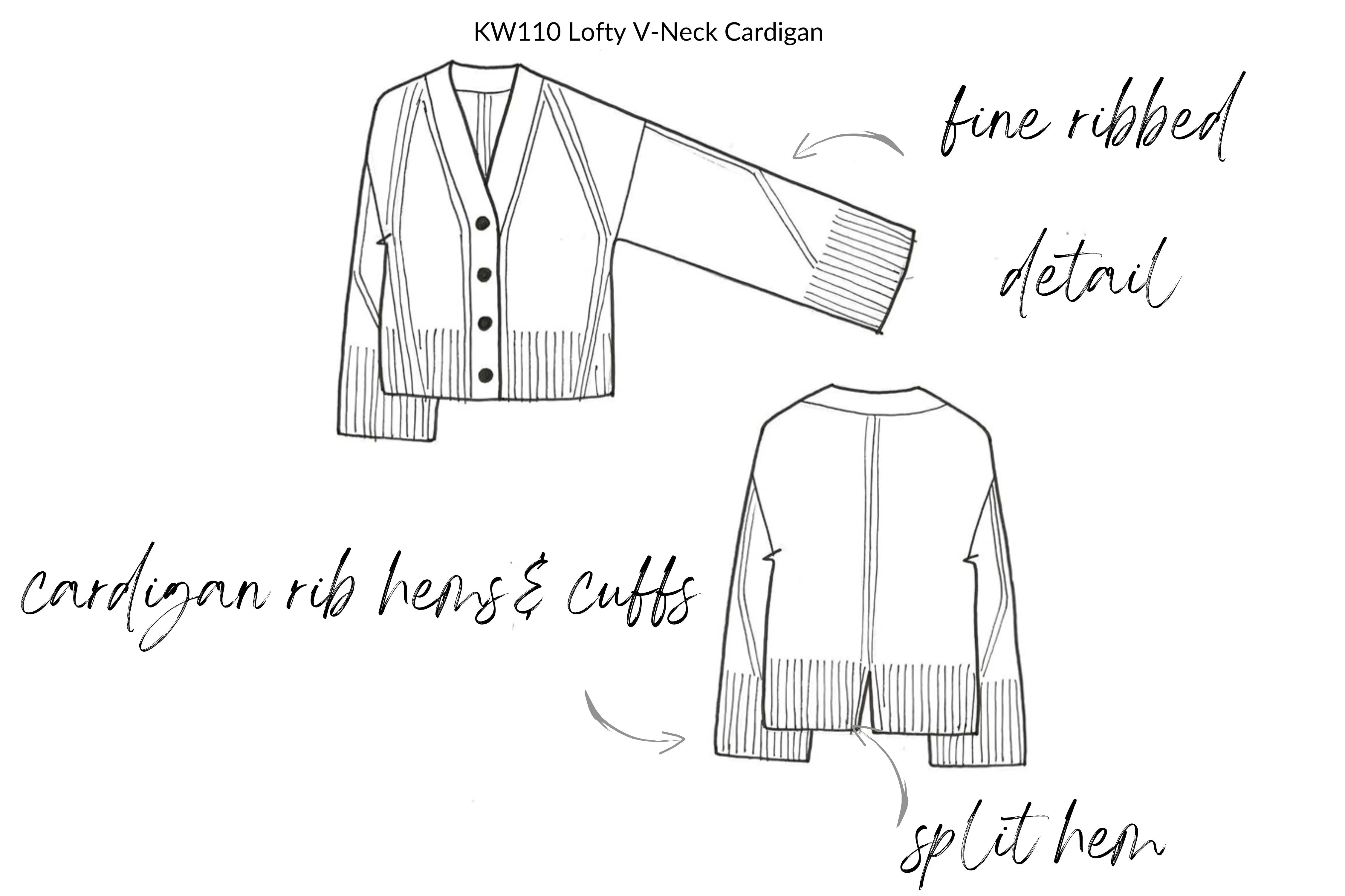 Lofty Cashmere Cardigan - Made to Order