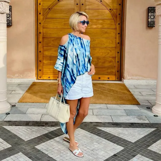 Luxurious Printed Maxi Cotton Blend Kaftan For Women's