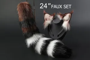 lynx cat tail plug and ear set cat tail butt plug and ear kitten tail anal plug cat ear headband and tail butt plug cosplay gift -mature
